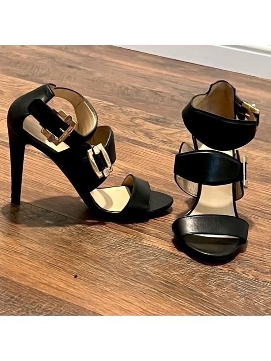 Balenciaga Shoes - 𝅺BALENCIAGA Paris black leather high heel sandals. Size 36
